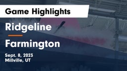 Ridgeline  vs Farmington  Game Highlights - Sept. 8, 2023