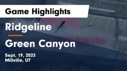 Ridgeline  vs Green Canyon  Game Highlights - Sept. 19, 2023