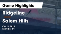 Ridgeline  vs Salem Hills  Game Highlights - Oct. 5, 2023