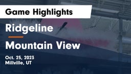 Ridgeline  vs Mountain View  Game Highlights - Oct. 25, 2023