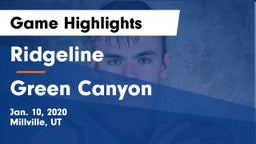 Ridgeline  vs Green Canyon  Game Highlights - Jan. 10, 2020