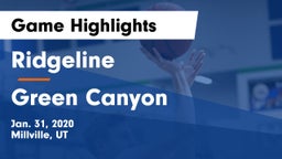 Ridgeline  vs Green Canyon  Game Highlights - Jan. 31, 2020