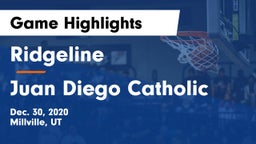 Ridgeline  vs Juan Diego Catholic  Game Highlights - Dec. 30, 2020
