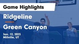 Ridgeline  vs Green Canyon  Game Highlights - Jan. 12, 2023