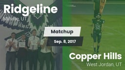 Matchup: Ridgeline vs. Copper Hills  2017