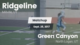Matchup: Ridgeline vs. Green Canyon  2017