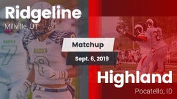 Matchup: Ridgeline vs. Highland  2019