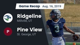 Recap: Ridgeline  vs. Pine View  2019