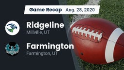 Recap: Ridgeline  vs. Farmington  2020