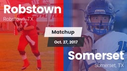 Matchup: Robstown  vs. Somerset  2017