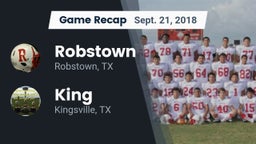 Recap: Robstown  vs. King  2018