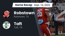 Recap: Robstown  vs. Taft  2022