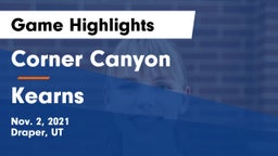 Corner Canyon  vs Kearns  Game Highlights - Nov. 2, 2021