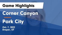 Corner Canyon  vs Park City  Game Highlights - Oct. 7, 2022