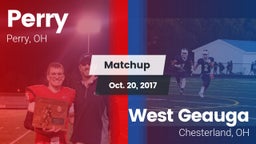 Matchup: Perry  vs. West Geauga  2017