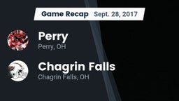 Recap: Perry  vs. Chagrin Falls  2017