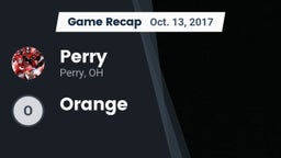 Recap: Perry  vs. Orange 2017
