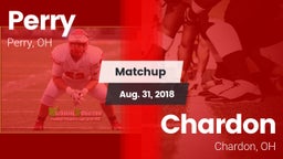 Matchup: Perry  vs. Chardon  2018