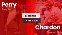 Matchup: Perry  vs. Chardon  2019