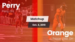 Matchup: Perry  vs. Orange  2019