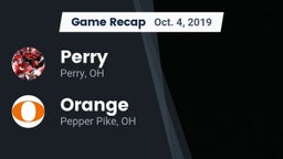 Recap: Perry  vs. Orange  2019