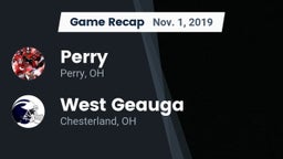 Recap: Perry  vs. West Geauga  2019