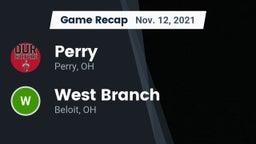 Recap: Perry  vs. West Branch  2021