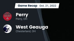 Recap: Perry  vs. West Geauga  2022