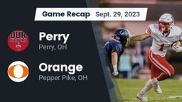 Recap: Perry  vs. Orange  2023
