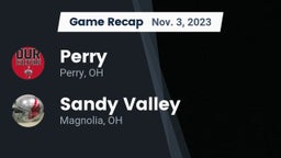 Recap: Perry  vs. Sandy Valley  2023