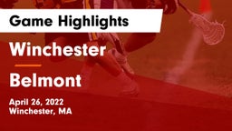 Winchester  vs Belmont  Game Highlights - April 26, 2022