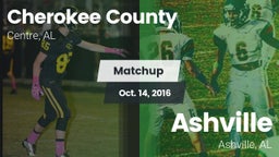 Matchup: Cherokee County vs. Ashville  2016