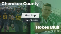 Matchup: Cherokee County vs. Hokes Bluff  2016
