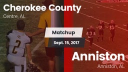 Matchup: Cherokee County vs. Anniston  2017