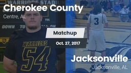 Matchup: Cherokee County vs. Jacksonville  2017