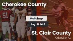 Matchup: Cherokee County vs. St. Clair County  2018