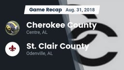 Recap: Cherokee County  vs. St. Clair County  2018