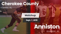 Matchup: Cherokee County vs. Anniston  2018