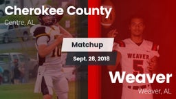 Matchup: Cherokee County vs. Weaver  2018