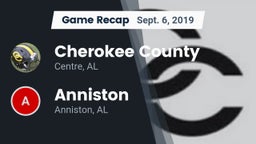 Recap: Cherokee County  vs. Anniston  2019