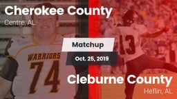 Matchup: Cherokee County vs. Cleburne County  2019