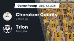 Recap: Cherokee County  vs. Trion  2021