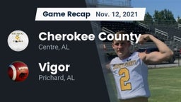 Recap: Cherokee County  vs. Vigor  2021
