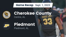 Recap: Cherokee County  vs. Piedmont  2023