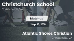Matchup: Christchurch School vs. Atlantic Shores Christian  2016