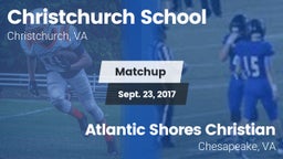 Matchup: Christchurch School vs. Atlantic Shores Christian  2017