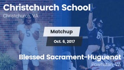 Matchup: Christchurch School vs. Blessed Sacrament-Huguenot  2017