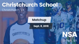 Matchup: Christchurch School vs. NSA 2018