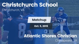Matchup: Christchurch School vs. Atlantic Shores Christian  2019