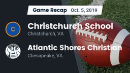 Recap: Christchurch School vs. Atlantic Shores Christian  2019